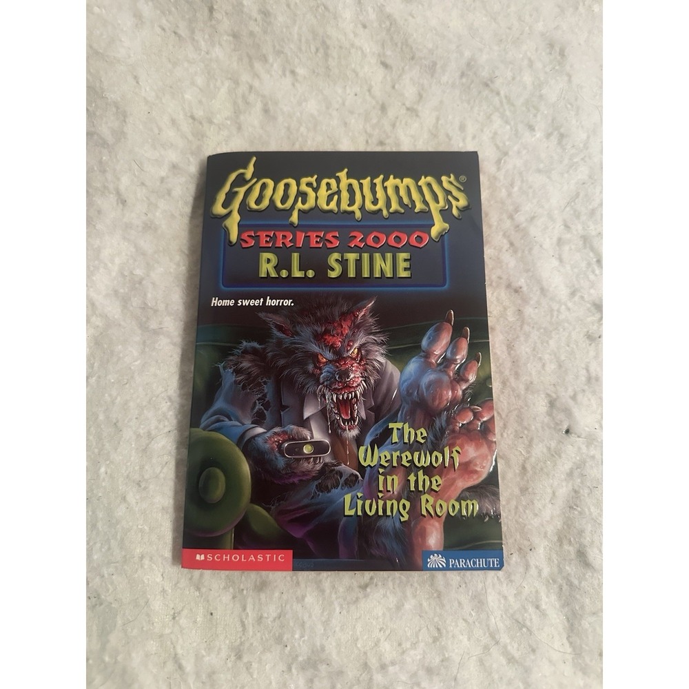 Goosebumps Series 2000 1st Print #17 The Werewolf In The Living Room RL STINE